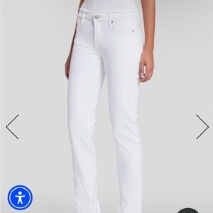 7 for all mankind size 26 waist white jeans